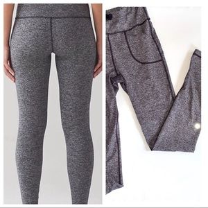 Lululemon Wunder Under Pockets Grey size 10
